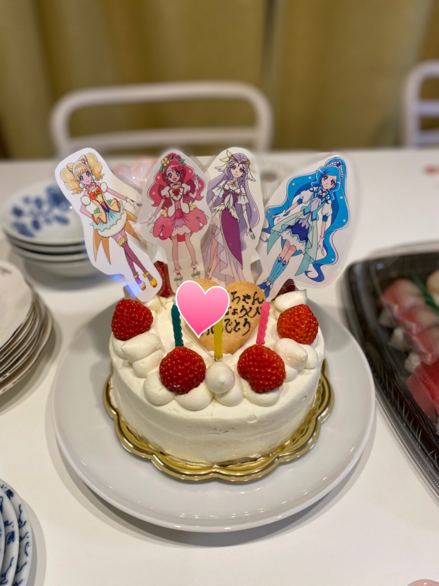 普通のケーキを推しキャラケーキにする おうちのじかん